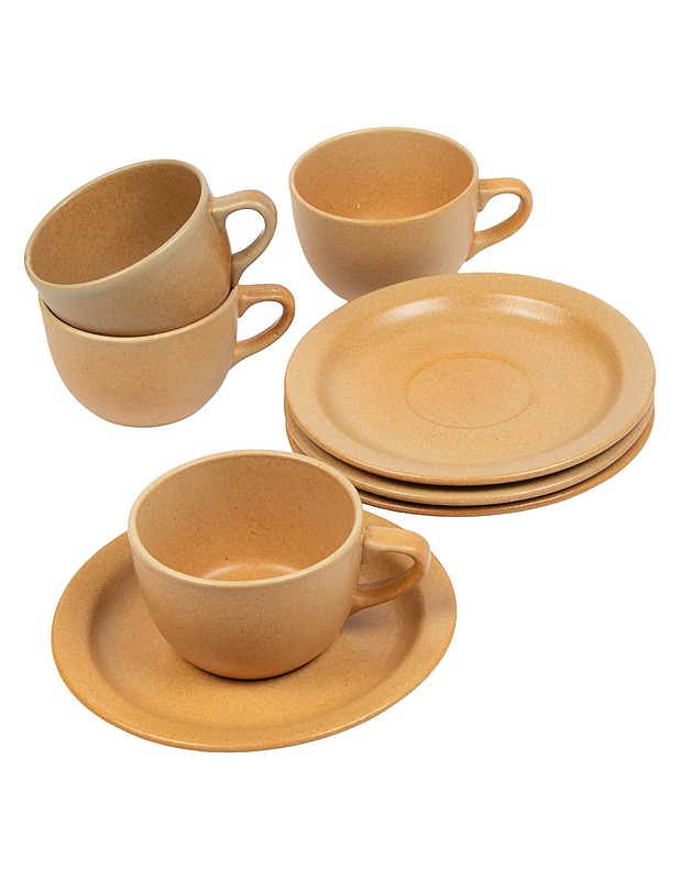 Kahvikuppisetti, 8 osaa - Lautaset ja kulhot - 10105494437 - 0