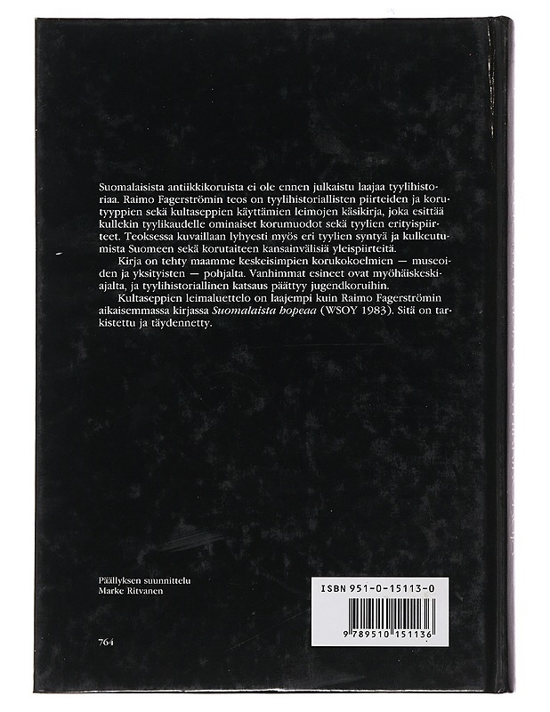 Suomalaisia antiikkikoruja - Raimo Fagerström  - Tietokirjat ja oppaat - 10105494435 - 1