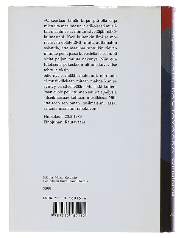 Omakuva - Einojuhani Rautavaara - Elämäkerrat ja muistelmat - 10105494468 - 1