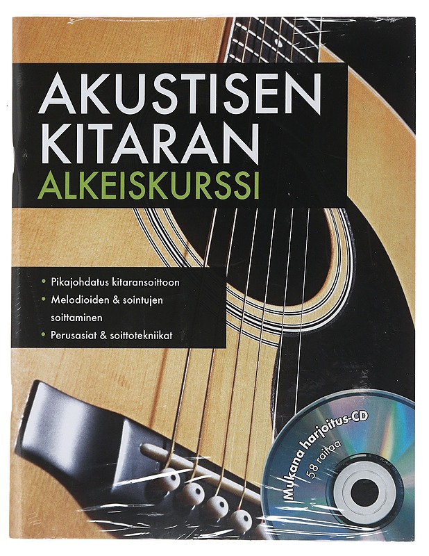 Akustisen kitaran alkeiskurssi : mukana harjoitus-CD - Walter, Frank - Musiikki- ja elokuvakirjat - 10105494473 - 0