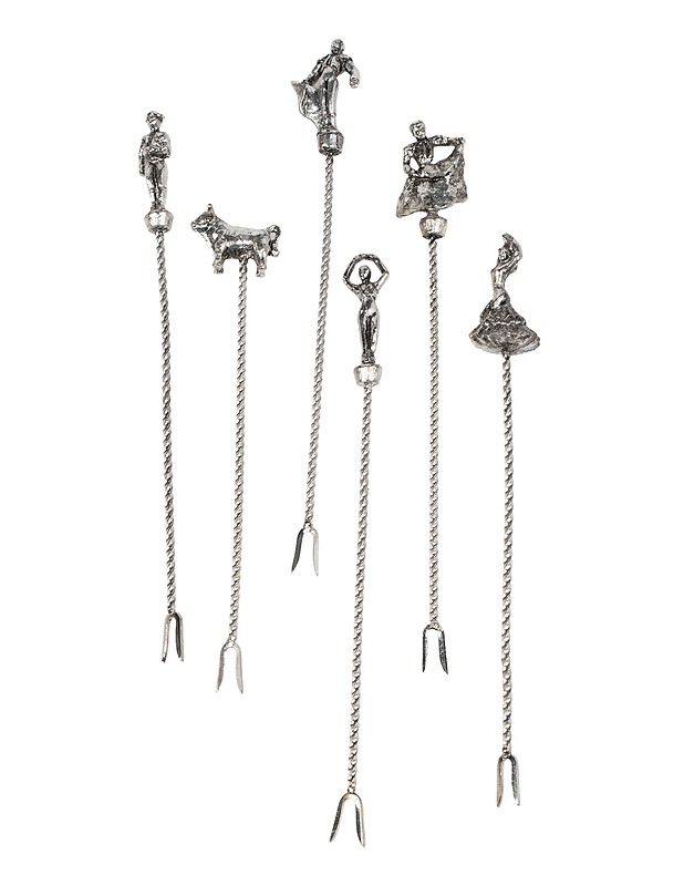 Vintage cocktailtikut, 5 kpl - Aterimet - 10105494516 - 1