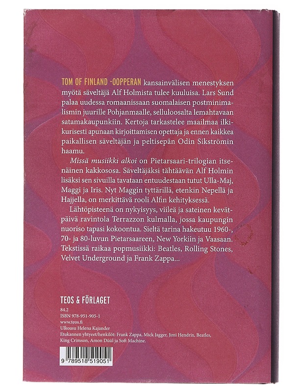 Missä musiikki alkoi - Sund, Lars - Musiikki- ja elokuvakirjat - 10105494541 - 1