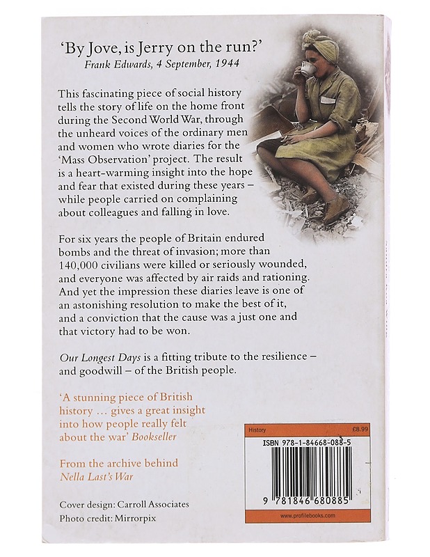 Our Longest Days - Historiakirjat - 10105494542 - 1