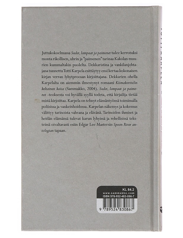 Sudet, lampaat ja paimenet : tarinoita Kakolan muurin molemmin puolin - Totti Karpela - Romaanit ja novellit - 10105494550 - 1