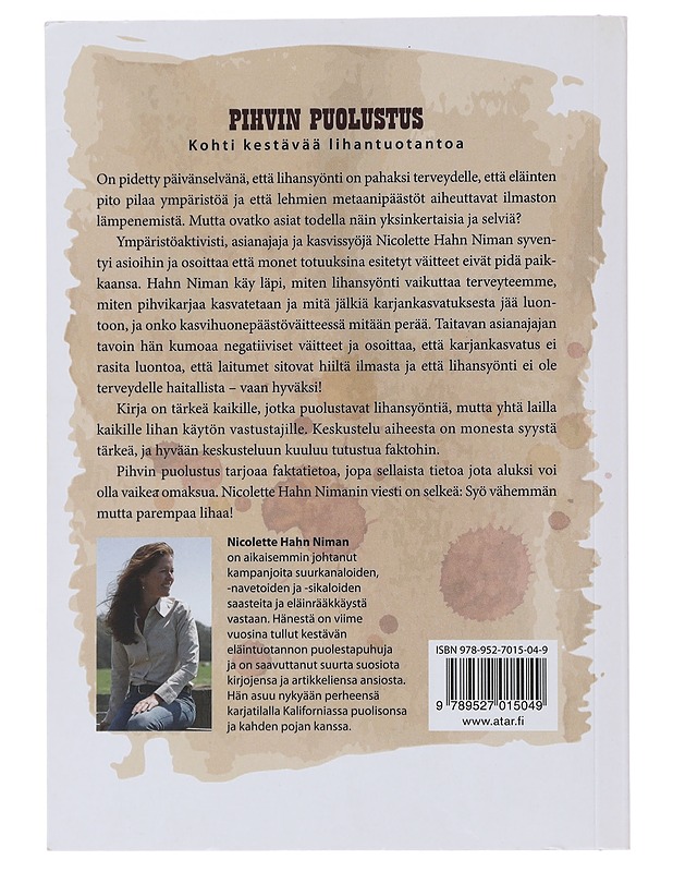 Pihvin puolustus - Niman, Nicolette Hahn - Tietokirjat ja oppaat - 10105494619 - 1