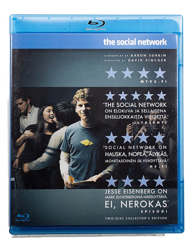 The Social Network - Blu-ray - Blu-ray-levyt - 10105494627 - 0