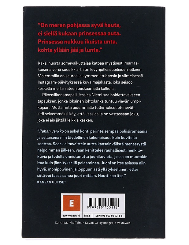 Pahan verkko - Max Seeck - Jännitys ja dekkarit - 10105494633 - 1