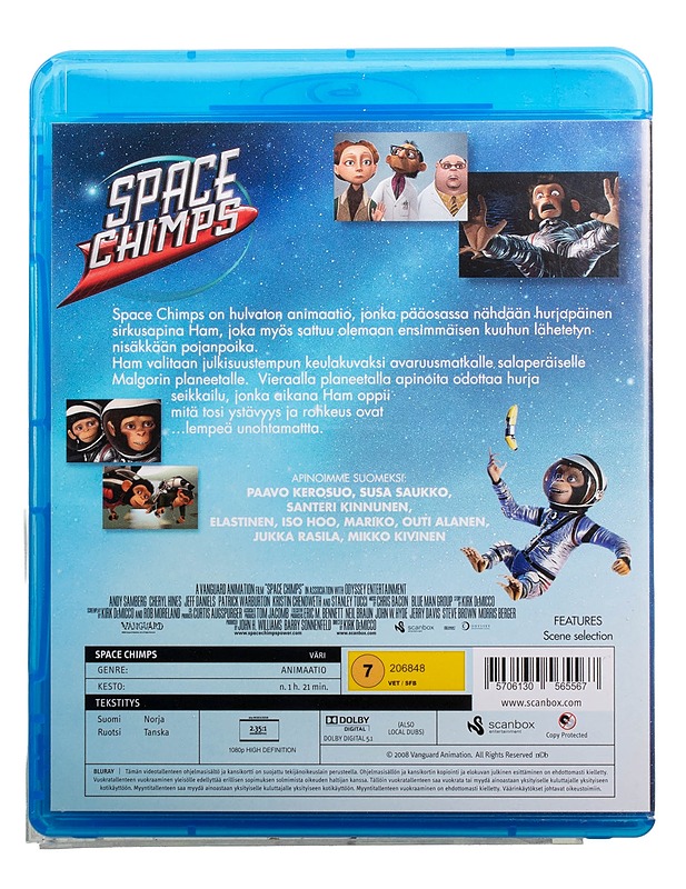 Space Chimps - Blu-ray - Blu-ray-levyt - 10105494638 - 1