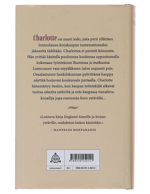 Kirjakauppa Thamesin varrella - Skybäck, Frida - Romaanit ja novellit - 10105494660 - 1
