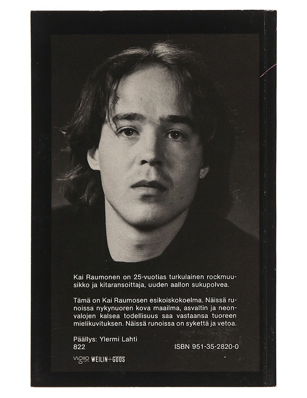 Ruukkubasso : Runoja - Kai Raumonen - Runot ja näytelmät - 10105494671 - 1