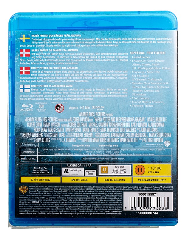 Harry Potter and the Prisoner of Azkaban - Blu-ray - Blu-ray-levyt - 10105494682 - 1