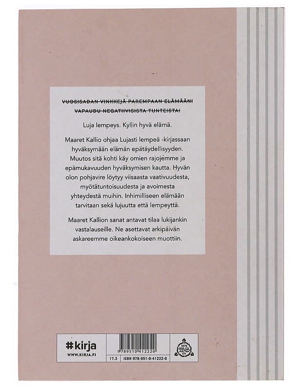 Lujasti lempeä - Maaret Kallio - Tietokirjat ja oppaat - 10105494692 - 1