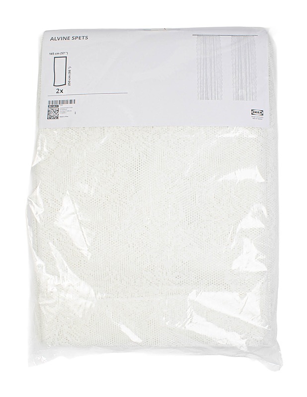 IKEA, Alvine Spets verho, 2 kpl 145x250 cm - Verhot ja kapat - 10105494693 - 0