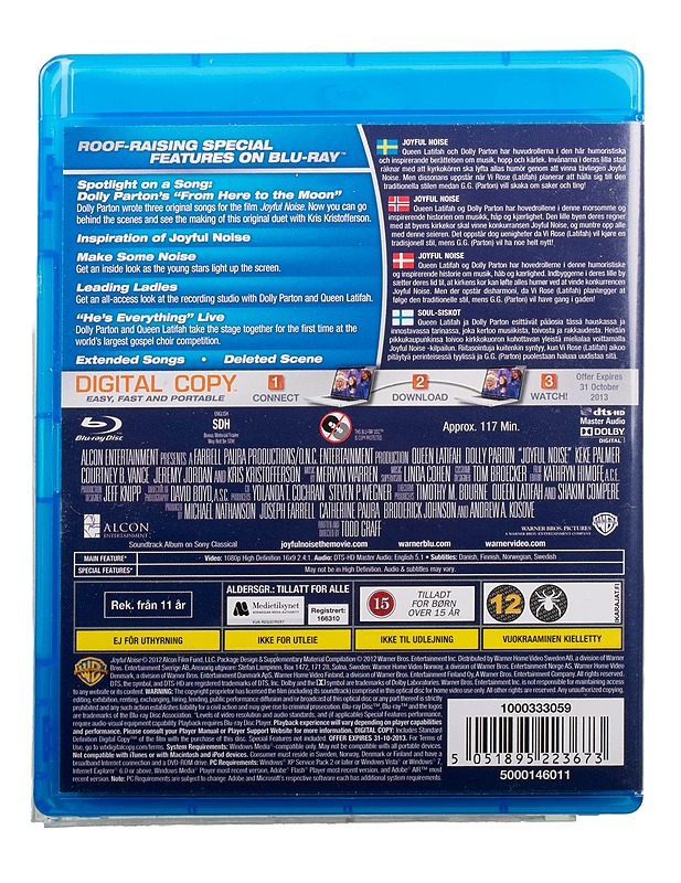 Joyful Noise - Blu-ray - Blu-ray-levyt - 10105494716 - 1