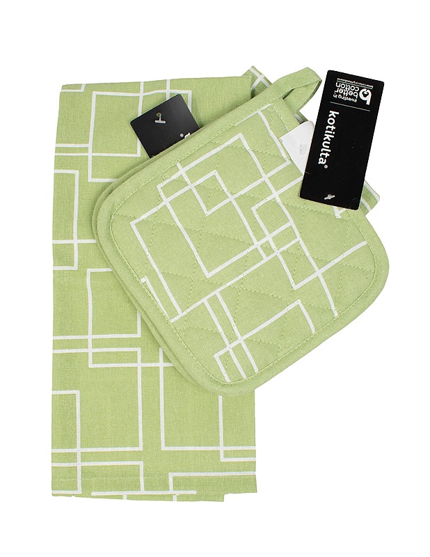 KOTIKULTA keittiösetti 3 osaa - Keittiötekstiilit - 10105494773 - 0