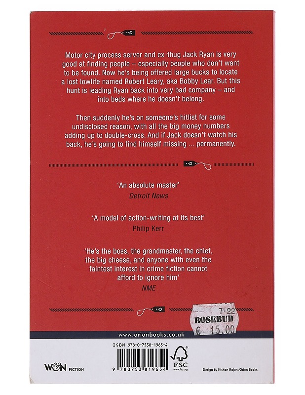 Unknown Man no. 89 - Elmore Leonard  - Jännitys ja dekkarit - 10105494776 - 1