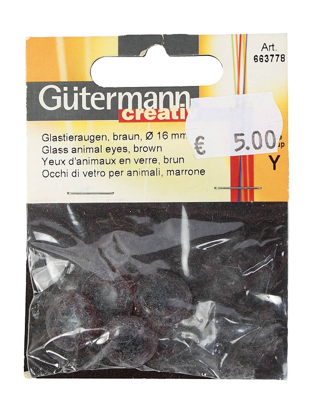 GUTERMAN CREATIV lasiset eläimen silmät, 4 kpl - Askartelu - 10105494790 - 0