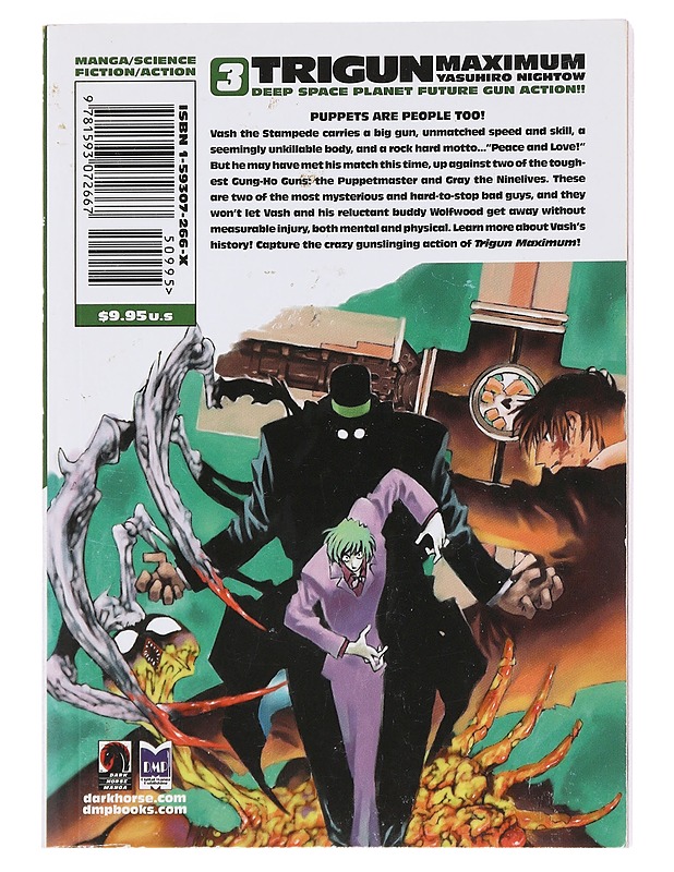 Trigun Maximum Volume 3 : His Life As A - Yasuhiro Nightow - Sarjakuvat - 10105494849 - 1