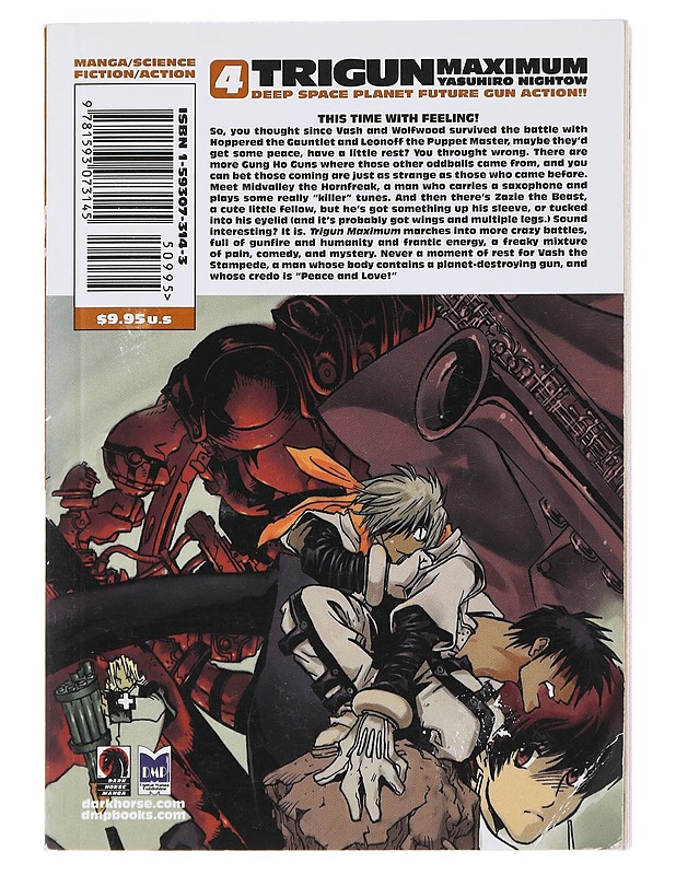 Trigun Maximum Volume 4 : Bottom of the Dark - Yasuhiro Nightow - Sarjakuvat - 10105494856 - 1