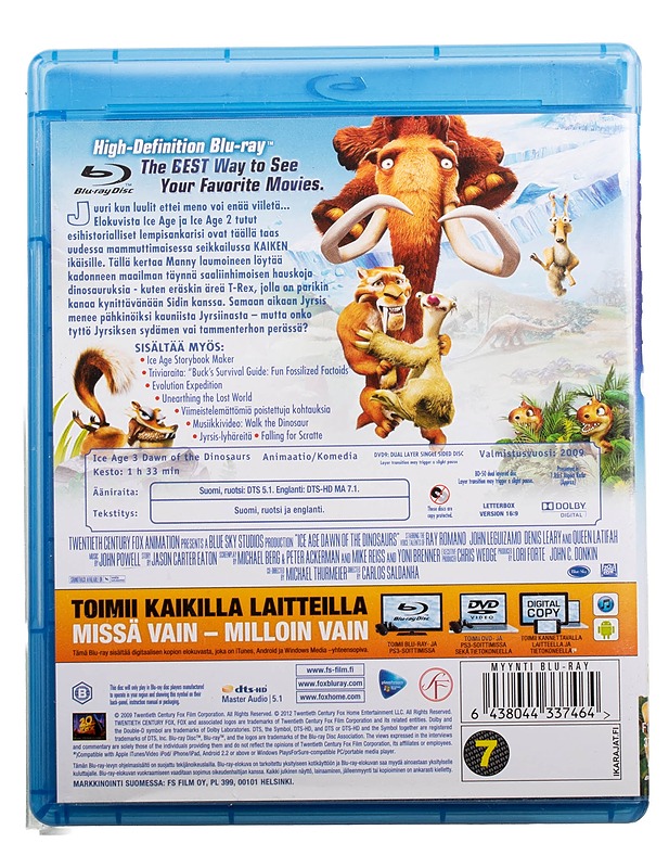 Ice Age 3 - DVD/Blu-ray - DVD-elokuvat - 10105494858 - 1