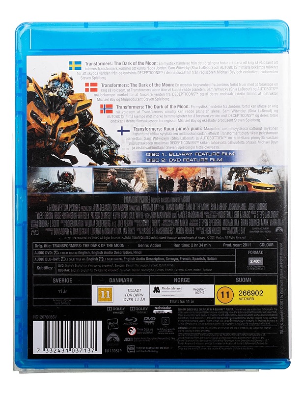 Transformers - DVD/Blu-ray - DVD-elokuvat - 10105494867 - 1