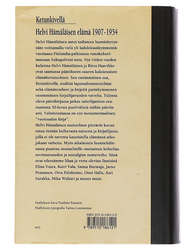 Ketunkivellä - Hämäläinen, Helvi - Elämäkerrat ja muistelmat - 10105494870 - 1