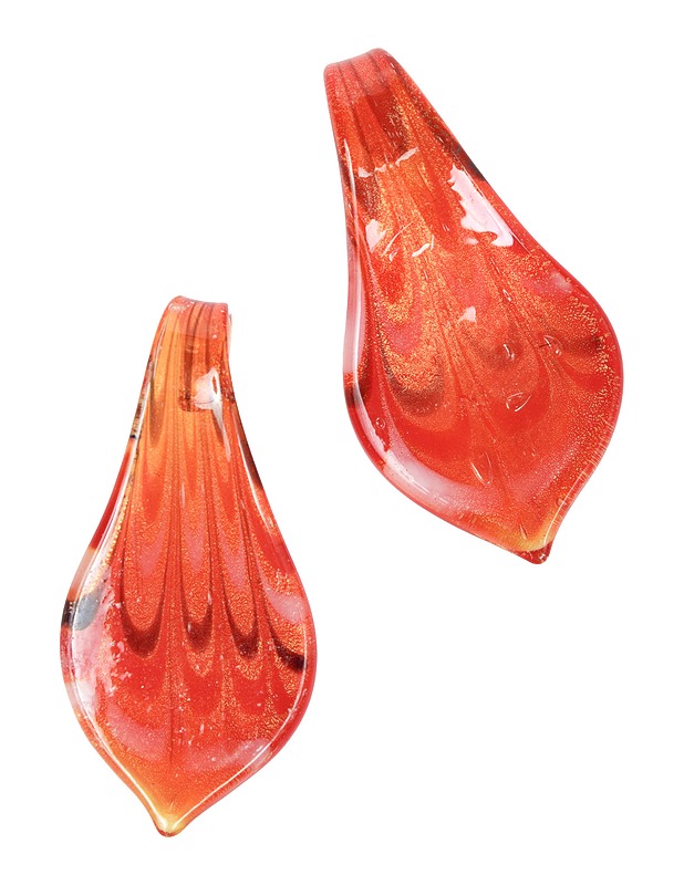 Lasinen amuletti, 2 kpl - Askartelu - 10105494911 - 0