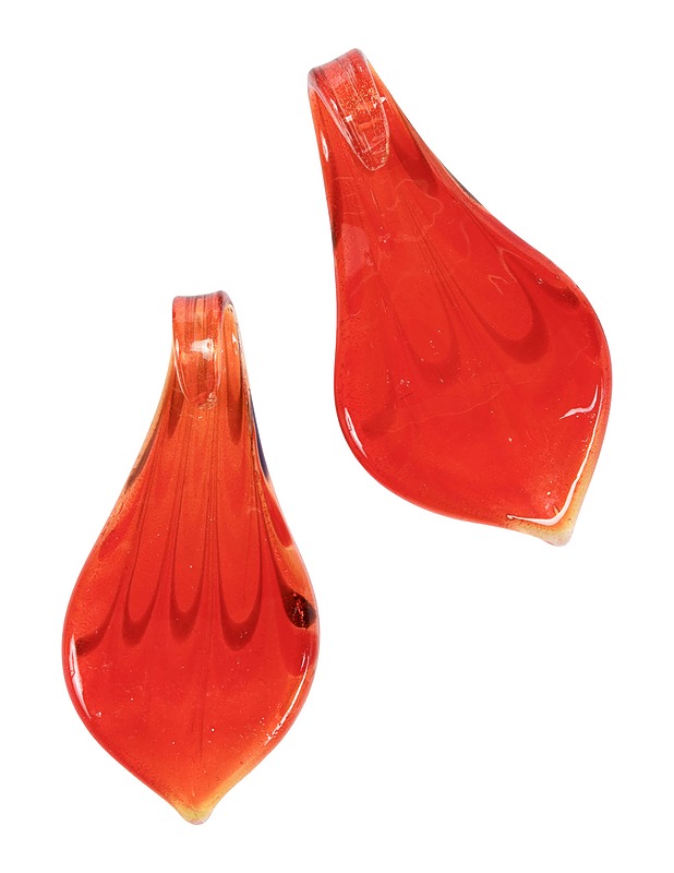 Lasinen amuletti, 2 kpl - Askartelu - 10105494911 - 1