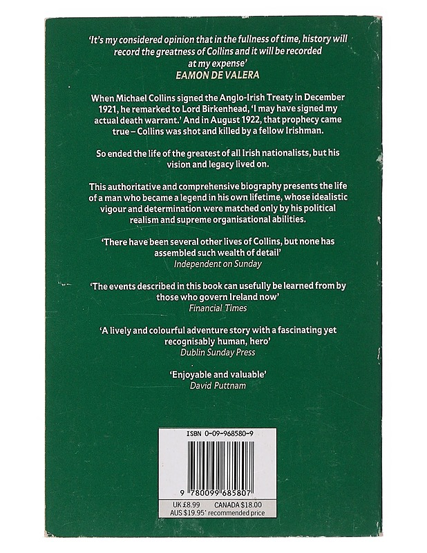 Michael Collins A Biography - Tim Pat Coogan  - Tietokirjat - 10105494914 - 1