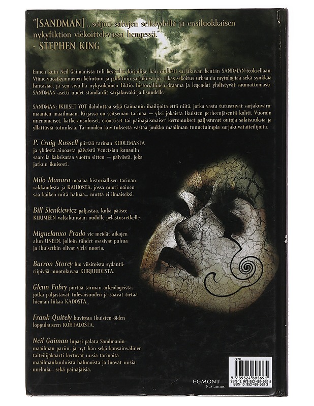 Sandman: Ikuiset yöt - Gaiman, Neil - Sarjakuvat - 10105494923 - 1