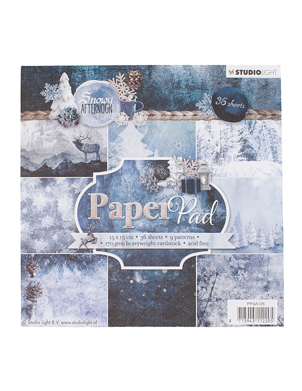 STUDIO LIGHT Paper pad kuviopaperi - Askartelu - 10105494940 - 0