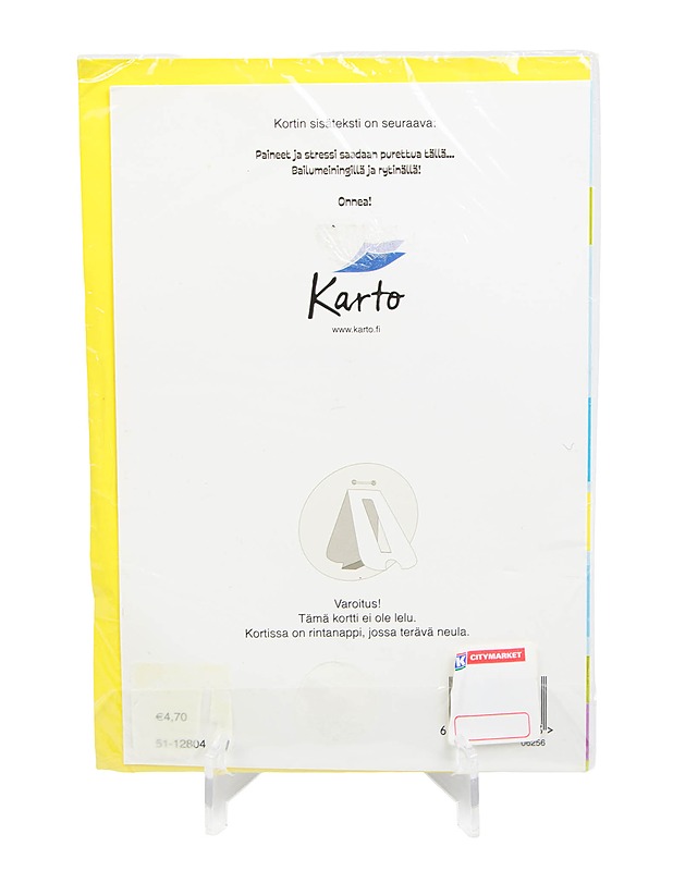 Korttisetti rintanapilla - Askartelu - 10105494957 - 1