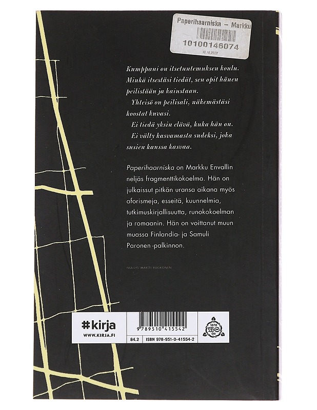 Paperihaarniska - Envall, Markku - Romaanit ja novellit - 10105494995 - 1