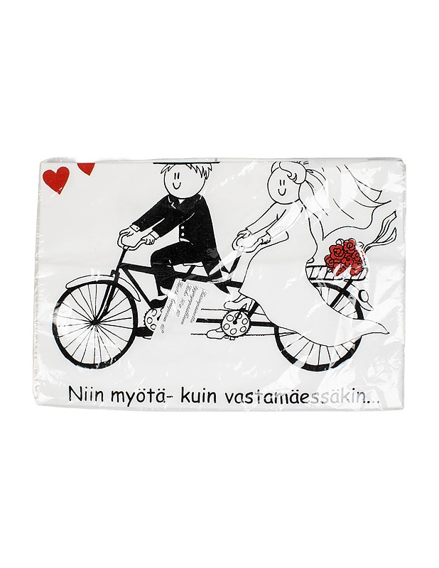 LAHJAPAJA NAAKANPESÄ, käsinpainettu koristetyynynpäällinen, 50x60 cm  - Liinavaatteet - 10105495011 - 0