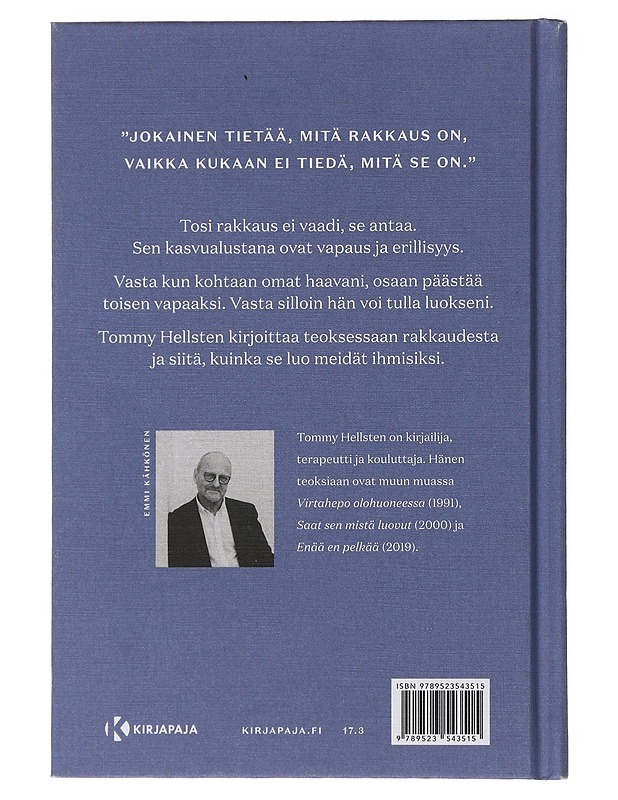 Virtahepo makuuhuoneessa : miksi rakastaa voi vain vapaudessa - Hellsten, Tommy - Hyvinvointikirjat - 10105495015 - 1