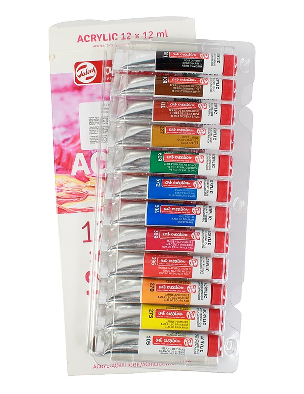 TALENS Art Creation akryylimaalit, 12 kpl - Askartelu - 10105495063 - 1
