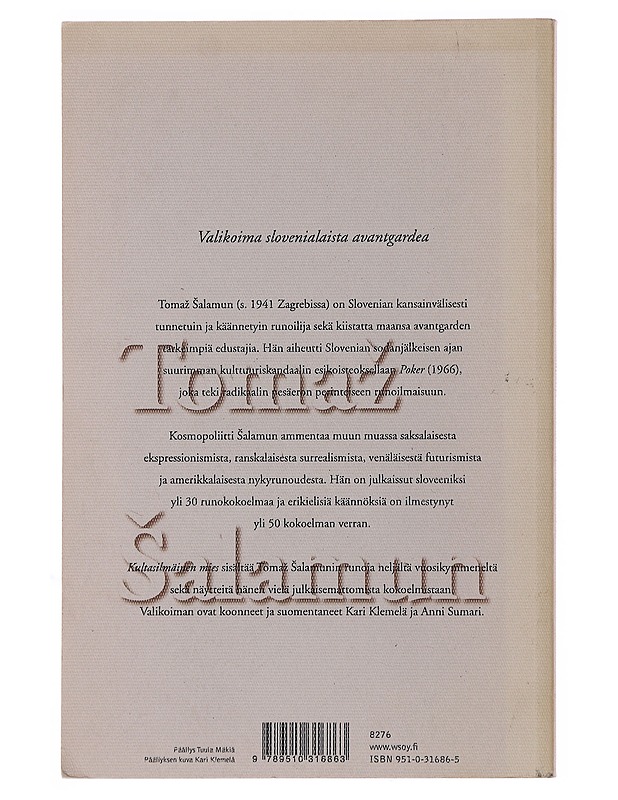Kultasilmäinen mies - Tomaz S?alamun - Runot ja näytelmät - 10105495084 - 1