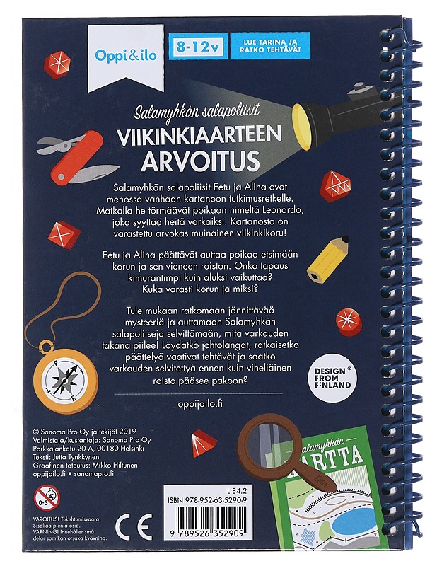 Viikinkiaarteen arvoitus - Jutta , Tynkkynen - Lastenkirjat - 10105495092 - 1