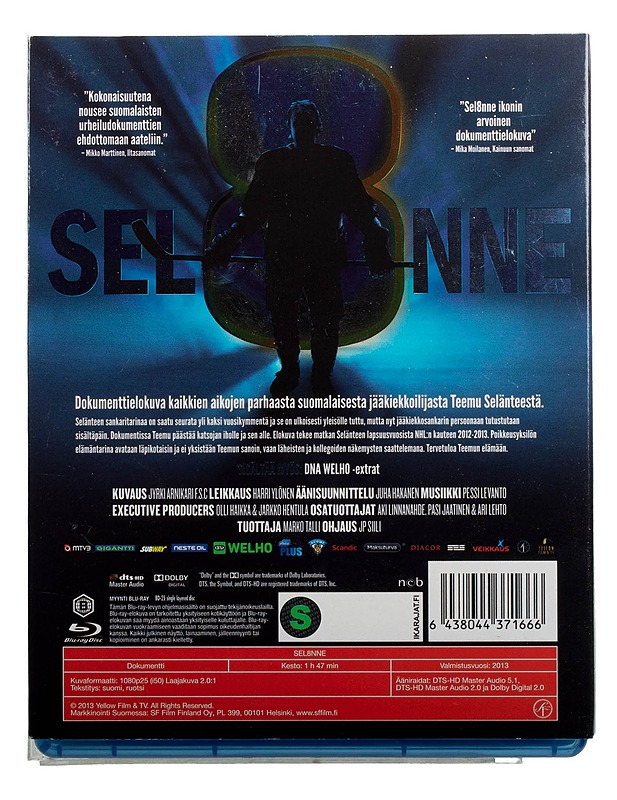 Selänne - Blu-ray - Blu-ray-levyt - 10105495113 - 1