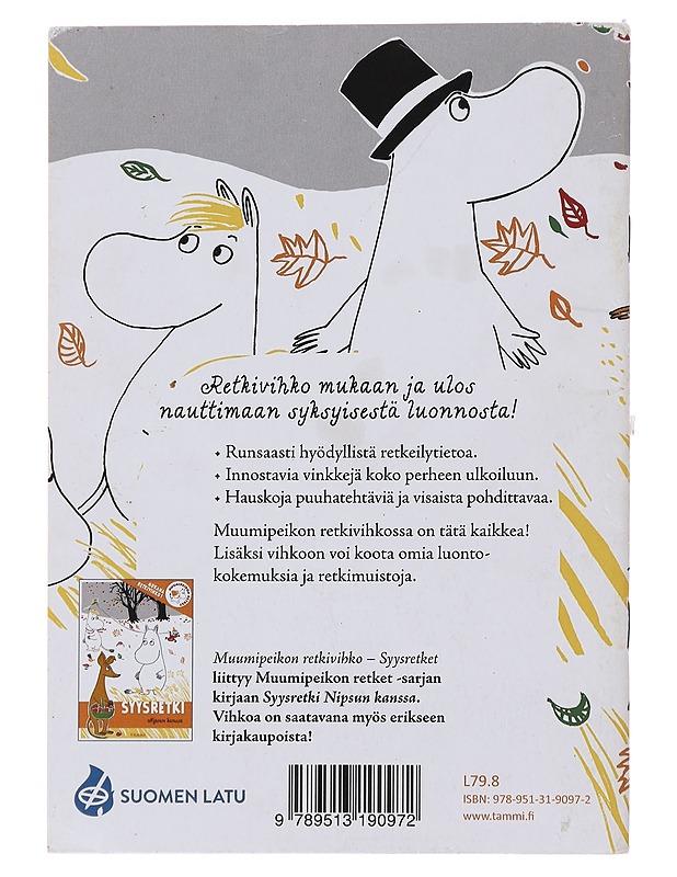 Syysretket : Muumipeikon retkivihko - Heilala, Katariina - Lastenkirjat - 10105495116 - 1