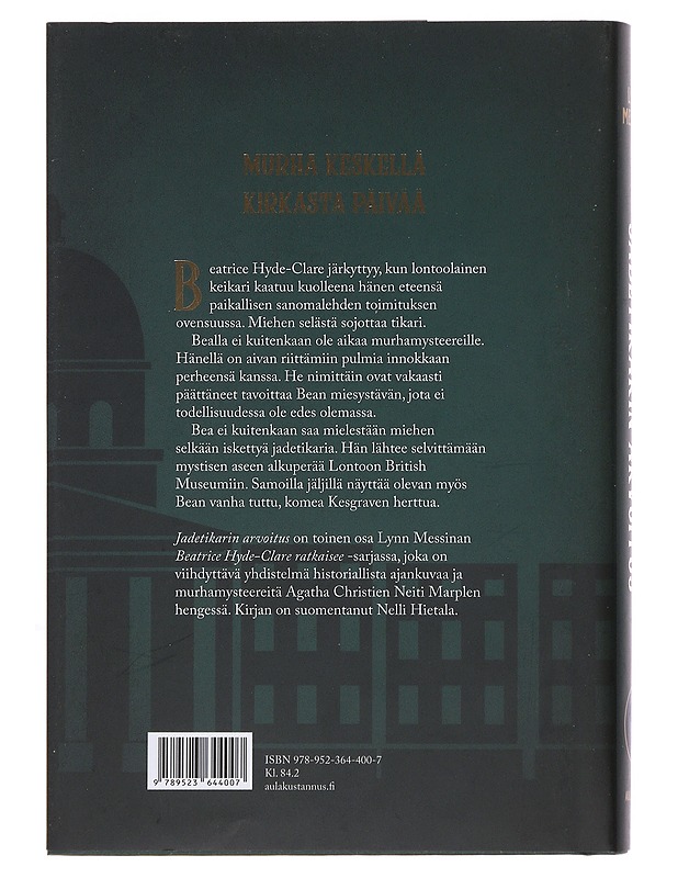 Jadetikarin arvoitus - Lynn Messina - Jännitys ja dekkarit - 10105495130 - 1