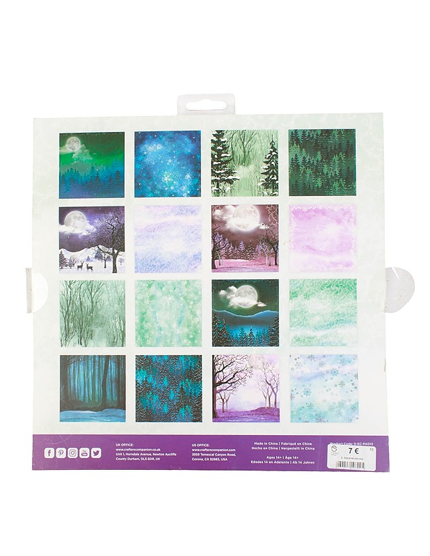 ENCHANTED Christmas Paper Pad kuviopaperi - Askartelu - 10105495173 - 2