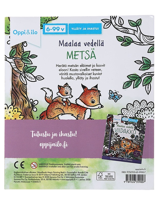 Maalaa vedellä metsä - Brenda , Cole ; Frederica Iossa  - Lastenkirjat - 10105495210 - 1