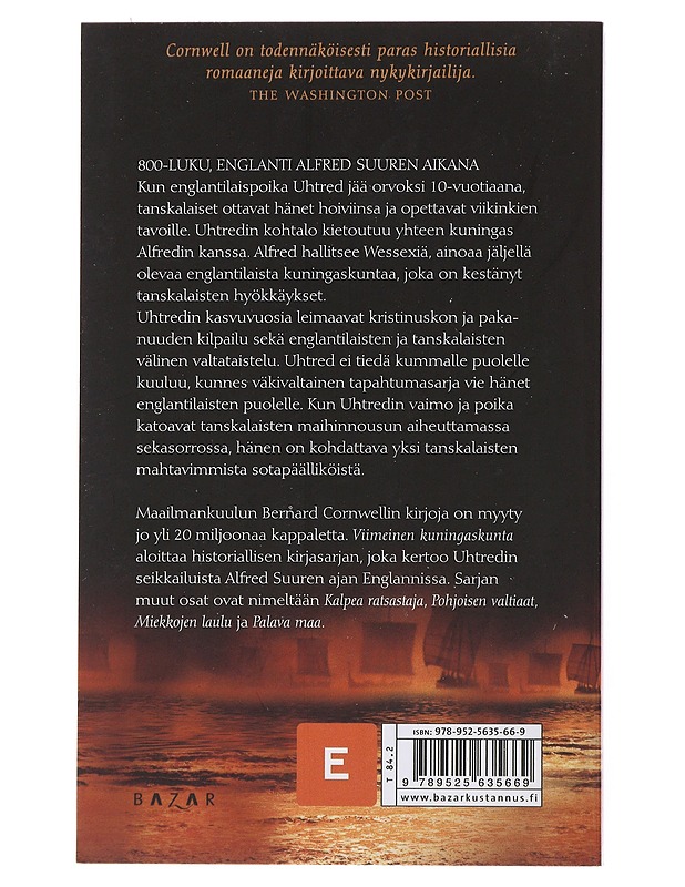 Viimeinen kuningaskunta - Bernard , Cornwell  - Romaanit ja novellit - 10105495290 - 1