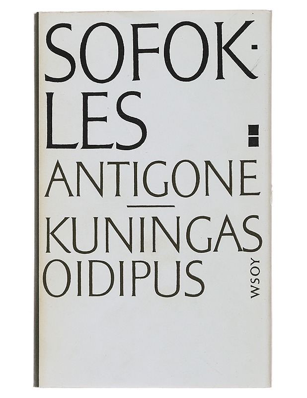 Antigone - Kuningas Oidipus - Sofokles - Runot ja näytelmät - 10105495299 - 0