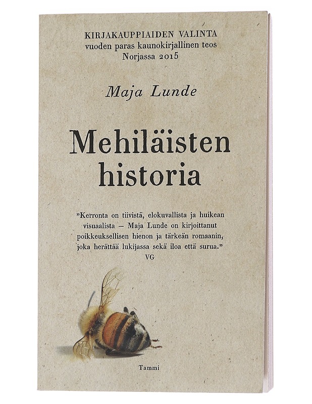 Mehiläisten historia - Lunde , Maja  - Romaanit ja novellit - 10105495345 - 0