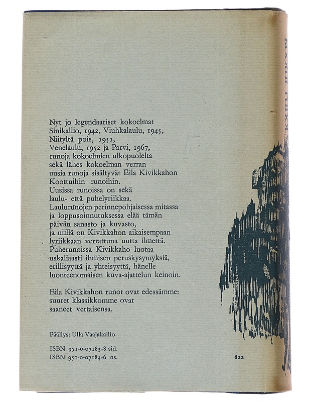 Kootut runot - Kivikkaho, Eila - Romaanit ja novellit - 10105495354 - 1