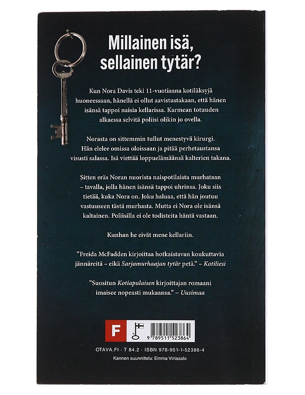 Sarjamurhaajan tytär - McFadden , Freida  - Romaanit ja novellit - 10105495377 - 1
