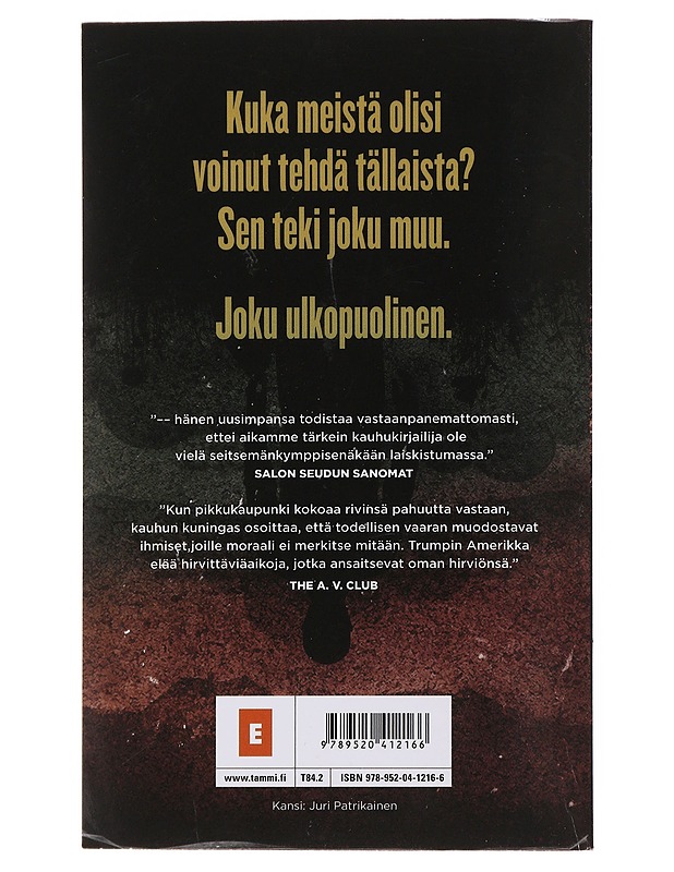 Ulkopuolinen - Stephen King - Romaanit ja novellit - 10105495384 - 1