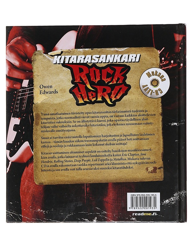 Kitarasankari Rock Hero - Owen Edwards - Opetusmateriaaleja ympäristökasvatukseen - 10105495471 - 1
